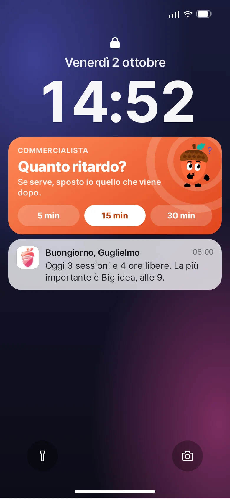 Flew: notifica Eventi